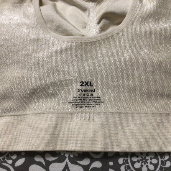 Shapermint Truekind® Everyday Throw-on Wireless Bralette Sz 2X Chai - Picture 8 of 8